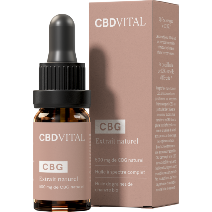 Huile de CBG Extrait naturel 5%
