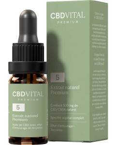 Huile de CBD Extrait naturel Premium 5%